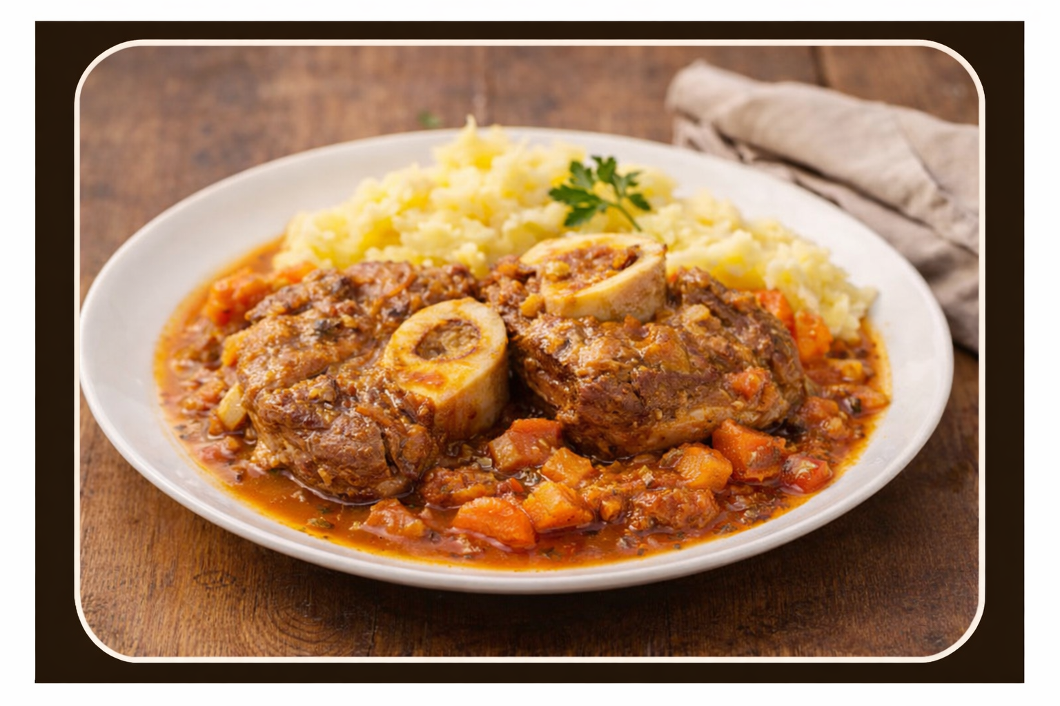 Italienischer Kalbshaxen-Braten