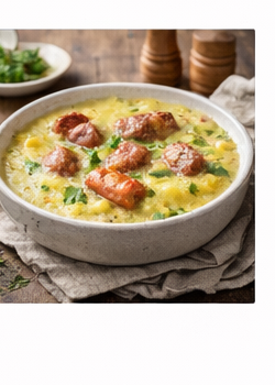 Kartoffelsuppe mit Mettenden