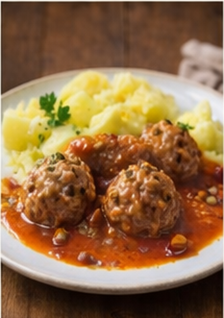 Klopse in Tomatensoße