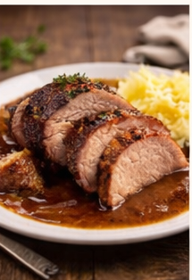 Irish Beef Rollbraten aus dem Backofen