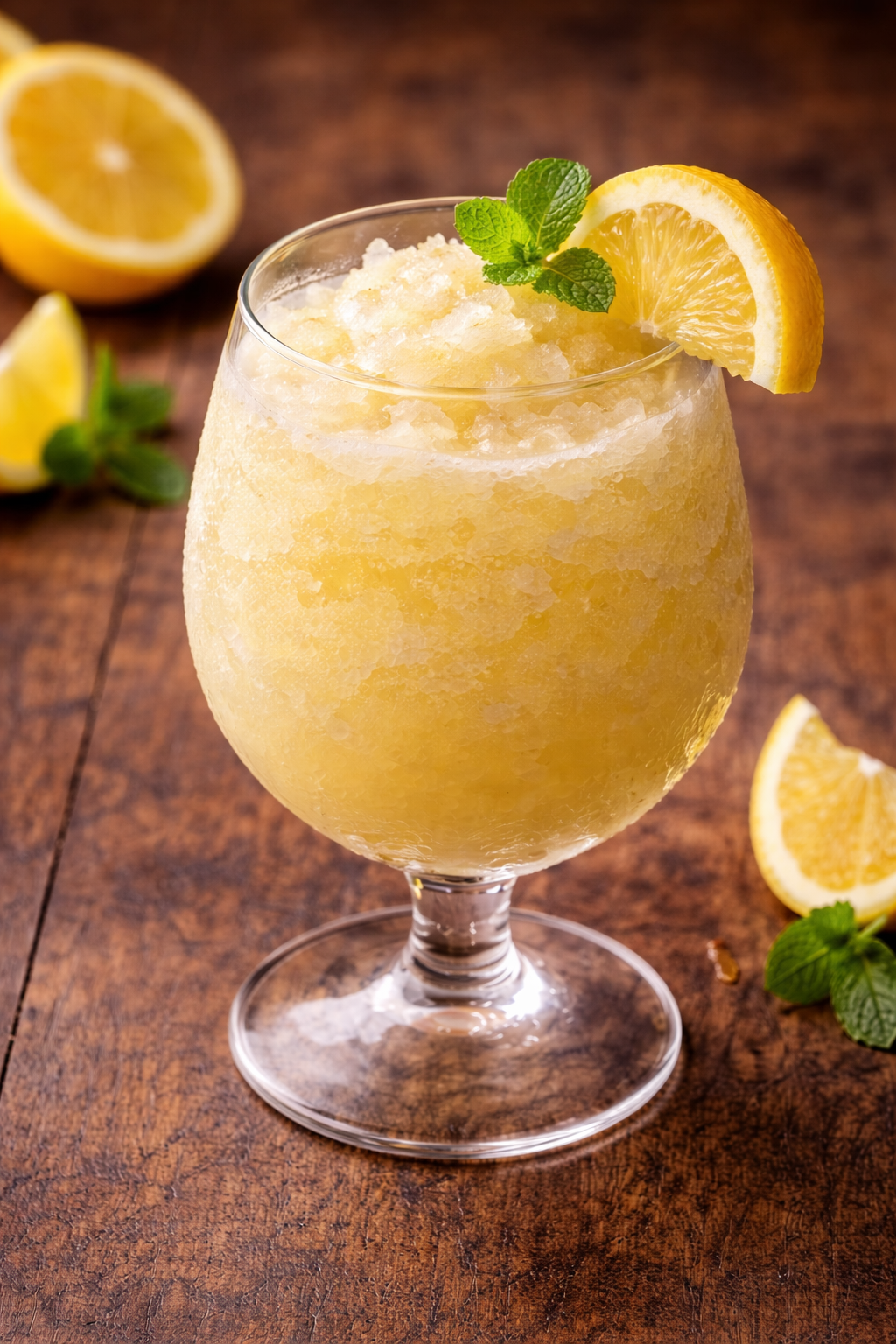 Zitronen-Vodka-Slush