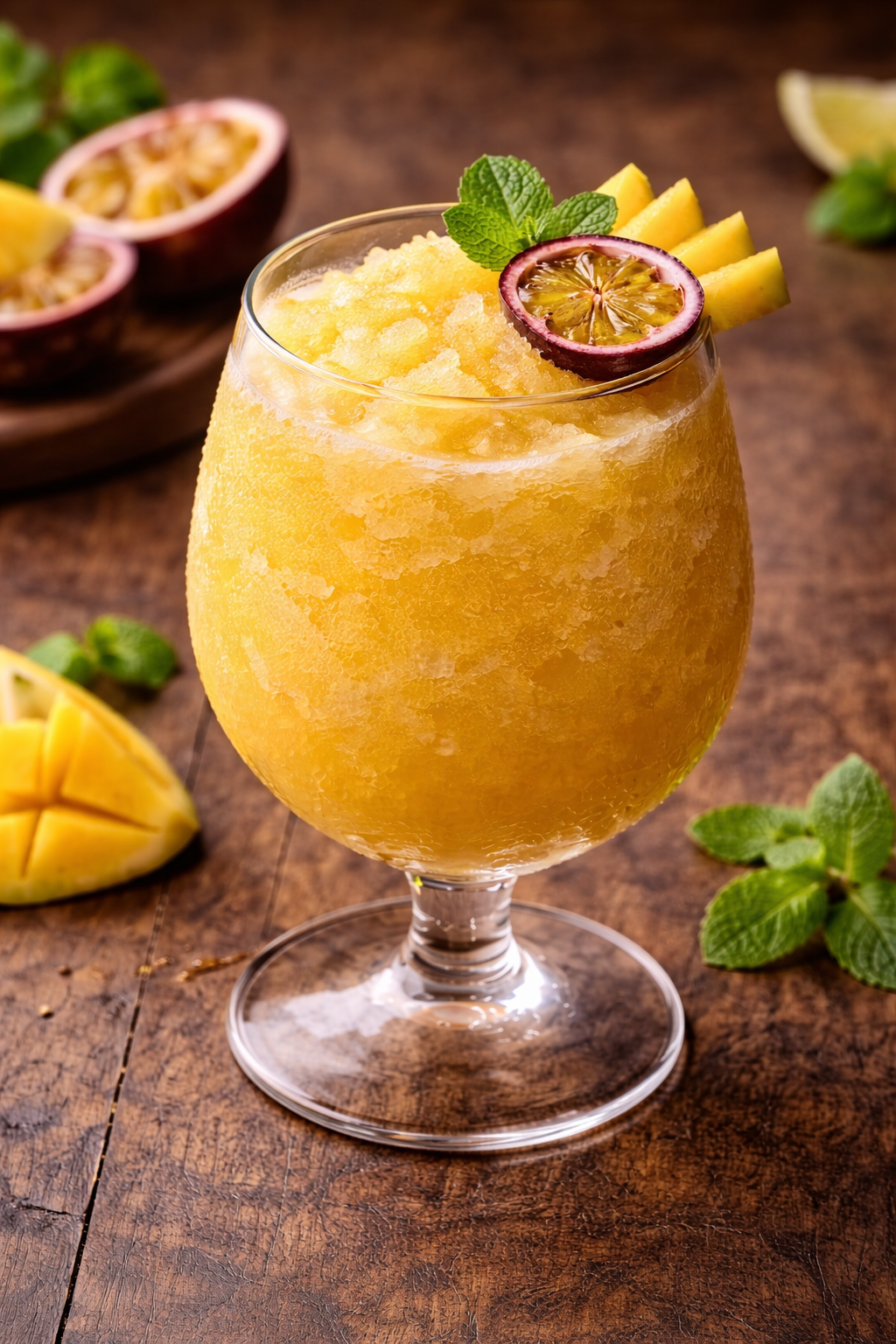 Mango-Maracuja-Rum-Slush