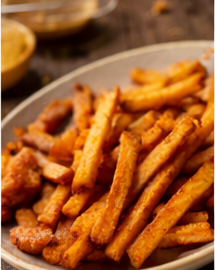 Süßkartoffel-Pommes vom Grill