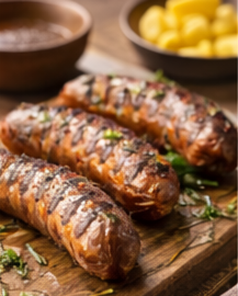 Würzige Bratwürste vom Grill (klassisch und einfache Variante)