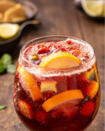 Gegrillte Früchte mit Ananas oder Pfirsich